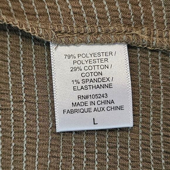 Collection by Bobeau Olive Ruffle Sleeve Textured Knit Top Women’s Large NWT - Picture 6 of 7